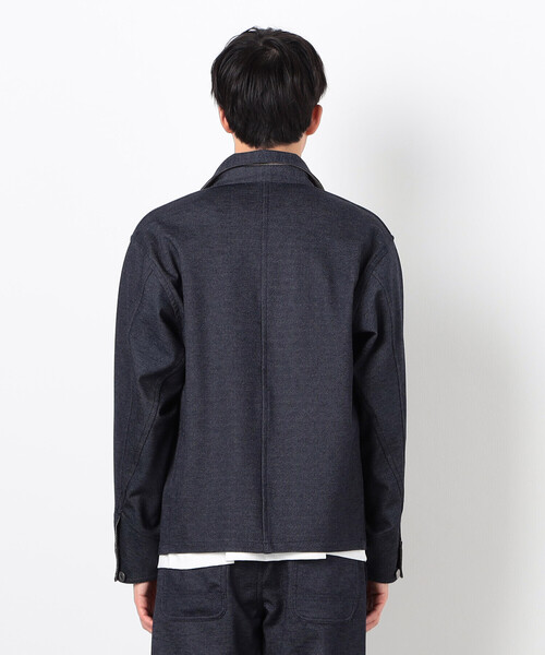 セール】デニムライクストレッチ カバーオール（ブルゾン）｜COMME CA