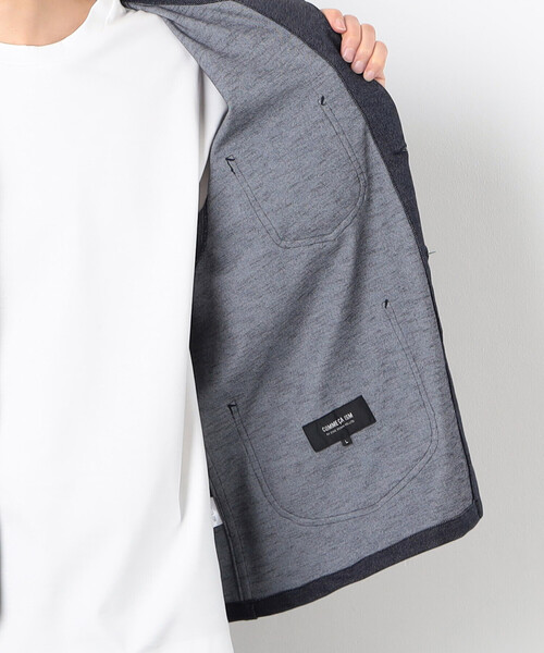 COMME CA ISM(コムサイズム)の「デニムライクストレッチ カバーオール(ブルゾン・メンズ・ネイビー・LARGE/MEDIUM)」の18枚目の写真