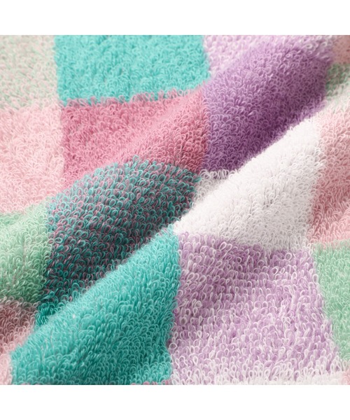 Francfranc（フランフラン）の「抗菌防臭ミックスチェック フェイスタオル グリーン（タオル・レディース・グリーン・FREE）」の4枚目の写真