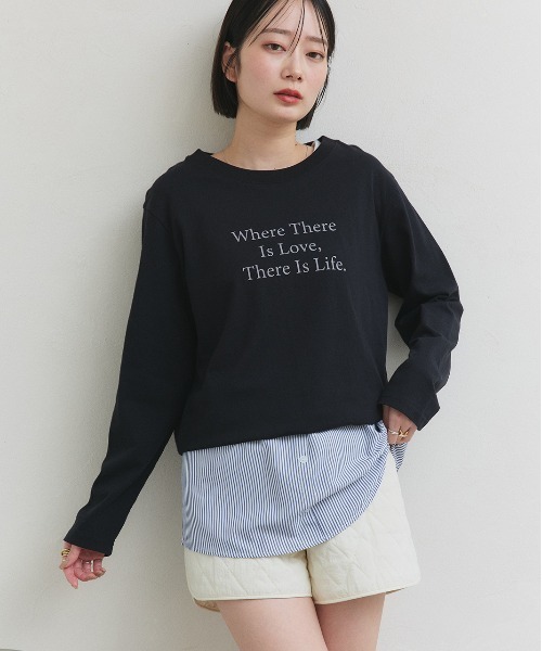 ad thie(アドティエ)の「シャツ レイヤード タンクトップ(タンクトップ・レディース・オフホワイト/ネイビー系/ブルー系・FREE)」の20枚目の写真