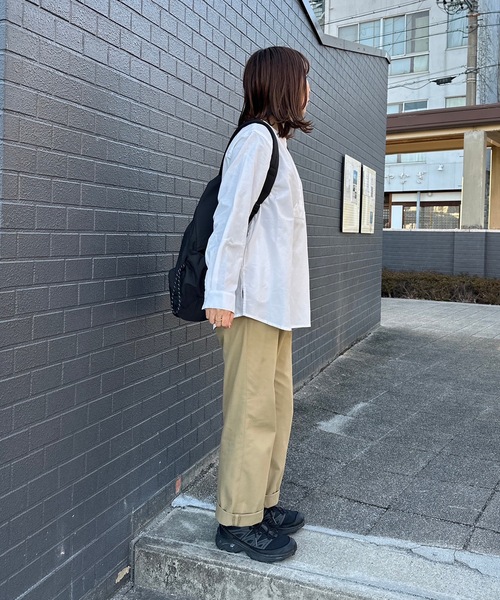UNDERSTATEMENTs(アンダーステイトメント)の「【ユニセックス】サイドスリットスリーピングシャツ/無地/ストライプ(シャツ/ブラウス・メンズ・ブルー/ホワイト・MEDIUM/LARGE)」の11枚目の写真