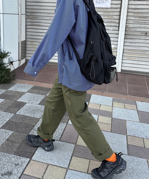 UNDERSTATEMENTs(アンダーステイトメント)の「【ユニセックス】サイドスリットスリーピングシャツ/無地/ストライプ(シャツ/ブラウス・メンズ・ブルー/ホワイト・MEDIUM/LARGE)」の18枚目の写真
