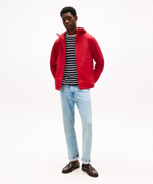 TOMMY HILFIGER(トミーヒルフィガー)の「ブランドフーデッドジャケット(ブルゾン・メンズ・ネイビー/ベージュ/レッド・SMALL/LARGE/MEDIUM/X-LARGE)」の6枚目の写真
