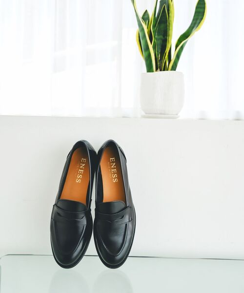 le.coeur blanc（ルクールブラン）の「ENESSローファー（ローファー・レディース・ブラック・37/38）」の4枚目の写真