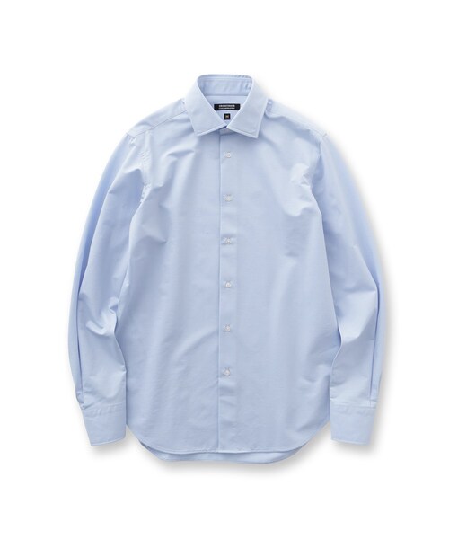 DRESSTERIOR(ドレステリア)の「【干場義雅×DRESSTERIOR】46Gジャージードレスシャツ(ビジネスシャツ・メンズ・ホワイト/サックスブルー・41/39/38/40)」の5枚目の写真