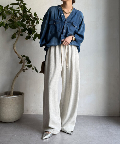 doudouドロストスウェットパンツ ドロストスウェットパンツ（その他パンツ）｜DouDou（ドゥドゥ