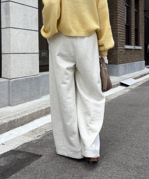 DouDou(ドゥドゥ)の「ドロストスウェットパンツ(その他パンツ・レディース・ホワイト/グレー/ライトベージュ/モカ/ブラック・36/38)」の20枚目の写真