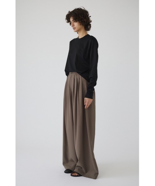 RIM.ARK（リムアーク）の「Basic long sleeve cut tops ベーシックロングスリーブカットトップス（Tシャツ/カットソー・レディース・ホワイト/ブラック・FREE）」の11枚目の写真