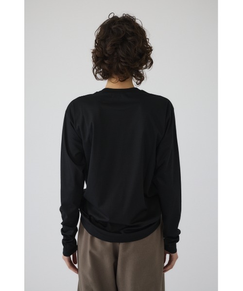 RIM.ARK（リムアーク）の「Basic long sleeve cut tops ベーシックロングスリーブカットトップス（Tシャツ/カットソー・レディース・ホワイト/ブラック・FREE）」の15枚目の写真
