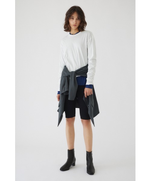 RIM.ARK（リムアーク）の「Basic long sleeve cut tops ベーシックロングスリーブカットトップス（Tシャツ/カットソー・レディース・ホワイト/ブラック・FREE）」の21枚目の写真