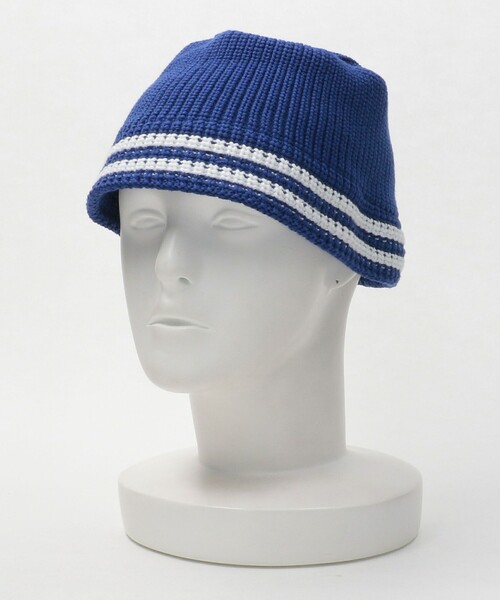 California General Store(California General Store)の「<CGS.> ライン ニット バケットハット(ハット・メンズ・ロイヤルブルー/ネイビー/ベージュ・FREE)」の7枚目の写真
