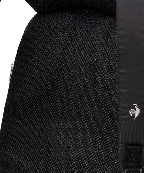 le coq sportif（ルコックスポルティフ）の「【ルコックスポルティフ】通勤通学/撥水/部分通気/PC・タブレットポケット付きバックパック（バックパック/リュック・メンズ・ピンク系/ベージュ系その他/ブラック×グレー・F）」の13枚目の写真