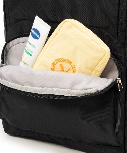 le coq sportif（ルコックスポルティフ）の「【ルコックスポルティフ】通勤通学/撥水/部分通気/PC・タブレットポケット付きバックパック（バックパック/リュック・メンズ・ピンク系/ベージュ系その他/ブラック×グレー・F）」の17枚目の写真