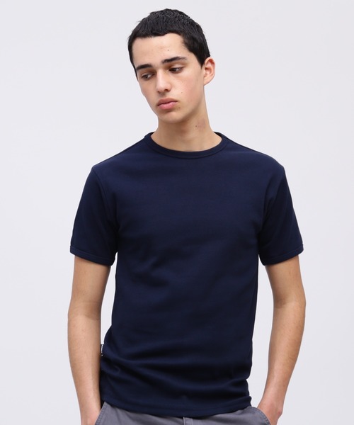 AVIREX（アヴィレックス）の「《DAILY/デイリー》RIB SHORT SLEEVE CREW NECK T-SHIRT / デイリーウェア リブ 半袖 クルーネック Tシャツ / AVIREX / アヴィレックス（Tシャツ/カットソー・メンズ・チャコール/ロイヤルブルー/ホワイト/ブラック/オリーブ/グレー・SMALL/MEDIUM/LARGE/X-LARGE/X-SMALL）」の6枚目の写真