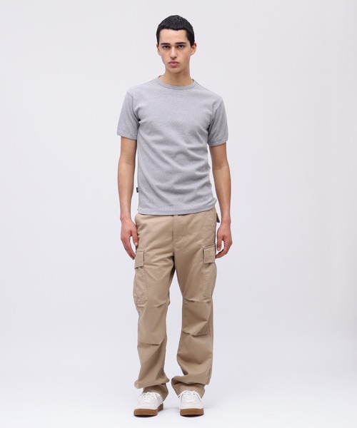 AVIREX（アヴィレックス）の「《DAILY/デイリー》RIB SHORT SLEEVE CREW NECK T-SHIRT / デイリーウェア リブ 半袖 クルーネック Tシャツ / AVIREX / アヴィレックス（Tシャツ/カットソー・メンズ・チャコール/ロイヤルブルー/ホワイト/ブラック/オリーブ/グレー・SMALL/MEDIUM/LARGE/X-LARGE/X-SMALL）」の21枚目の写真