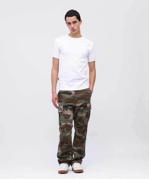 AVIREX（アヴィレックス）の「《DAILY/デイリー》RIB SHORT SLEEVE CREW NECK T-SHIRT / デイリーウェア リブ 半袖 クルーネック Tシャツ / AVIREX / アヴィレックス（Tシャツ/カットソー・メンズ・チャコール/ロイヤルブルー/ホワイト/ブラック/オリーブ/グレー・SMALL/MEDIUM/LARGE/X-LARGE/X-SMALL）」の8枚目の写真