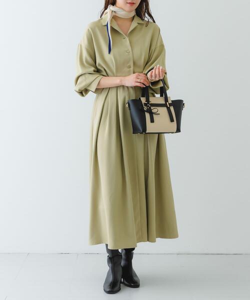 RODE SKO（ロデスコ）の「ミニキャンバスライクチャームトートバッグ（トートバッグ・レディース・ベージュ/ブラック/カーキ・ONE）」の7枚目の写真