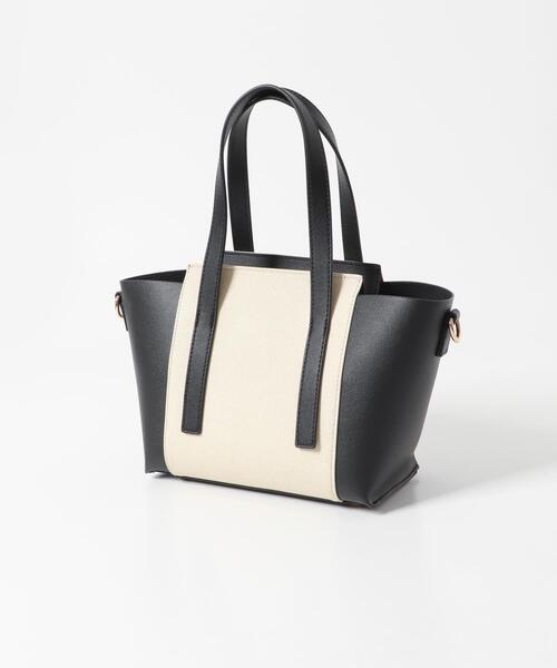 RODE SKO（ロデスコ）の「ミニキャンバスライクチャームトートバッグ（トートバッグ・レディース・ベージュ/ブラック/カーキ・ONE）」の17枚目の写真