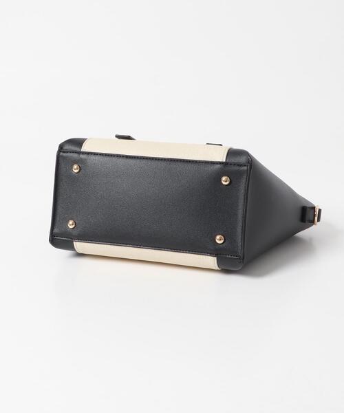 RODE SKO（ロデスコ）の「ミニキャンバスライクチャームトートバッグ（トートバッグ・レディース・ベージュ/ブラック/カーキ・ONE）」の18枚目の写真