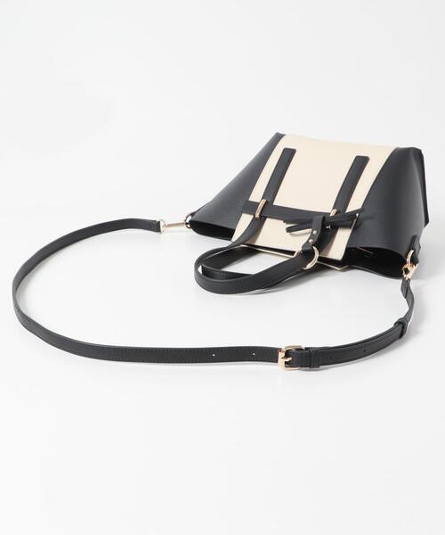 RODE SKO（ロデスコ）の「ミニキャンバスライクチャームトートバッグ（トートバッグ・レディース・ベージュ/ブラック/カーキ・ONE）」の19枚目の写真