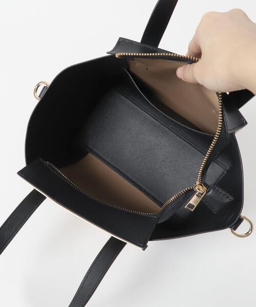 RODE SKO（ロデスコ）の「ミニキャンバスライクチャームトートバッグ（トートバッグ・レディース・ベージュ/ブラック/カーキ・ONE）」の21枚目の写真