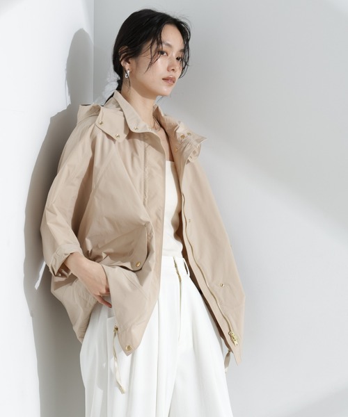 WOOLRICH(ウールリッチ)の「WOOLRICH/ANORAK(ブルゾン・レディース・ブラック/ライトベージュ・S)」の2枚目の写真