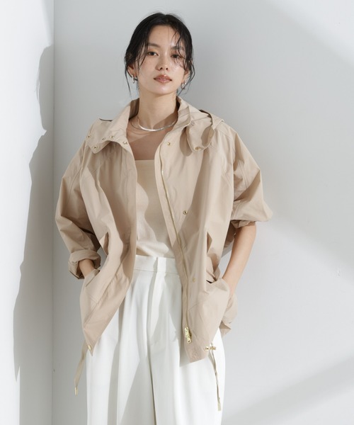 WOOLRICH(ウールリッチ)の「WOOLRICH/ANORAK(ブルゾン・レディース・ブラック/ライトベージュ・S)」の7枚目の写真