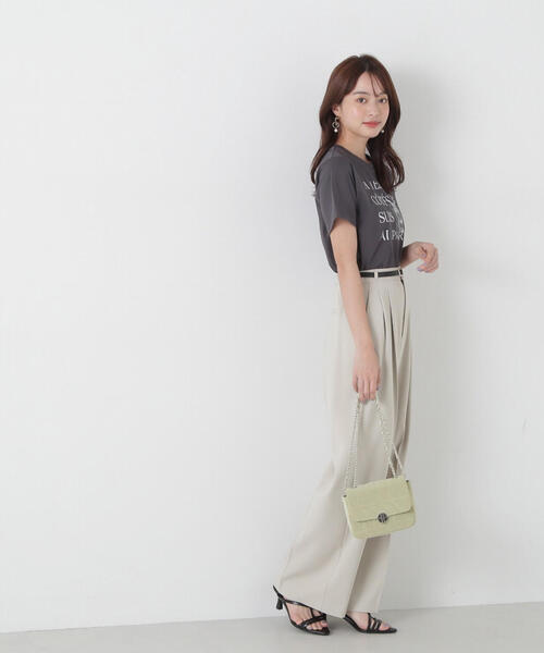 PROPORTION BODY DRESSING(プロポーションボディドレッシング)の「フォトT / 1215160303(Tシャツ/カットソー・レディース・ダークグレー/ホワイト・FREE)」の10枚目の写真