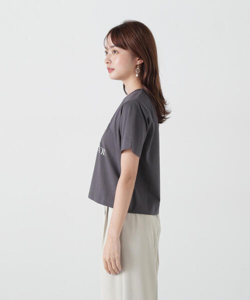PROPORTION BODY DRESSING(プロポーションボディドレッシング)の「フォトT / 1215160303(Tシャツ/カットソー・レディース・ダークグレー/ホワイト・FREE)」の15枚目の写真