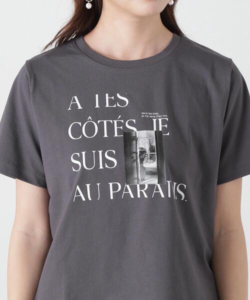 PROPORTION BODY DRESSING(プロポーションボディドレッシング)の「フォトT / 1215160303(Tシャツ/カットソー・レディース・ダークグレー/ホワイト・FREE)」の19枚目の写真