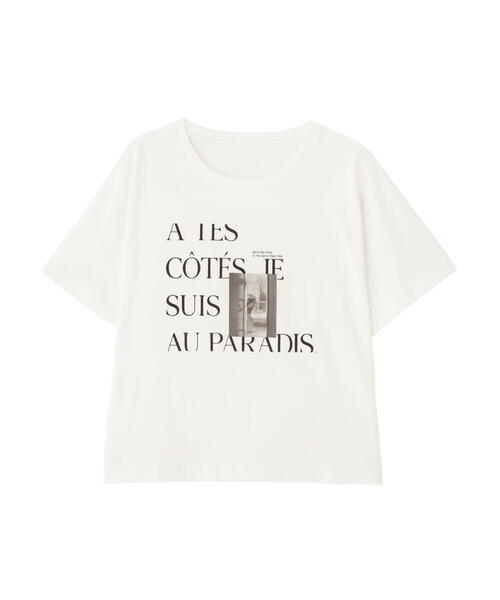 PROPORTION BODY DRESSING(プロポーションボディドレッシング)の「フォトT / 1215160303(Tシャツ/カットソー・レディース・ダークグレー/ホワイト・FREE)」の20枚目の写真