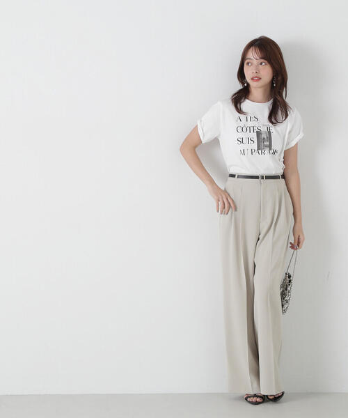 PROPORTION BODY DRESSING(プロポーションボディドレッシング)の「フォトT / 1215160303(Tシャツ/カットソー・レディース・ダークグレー/ホワイト・FREE)」の22枚目の写真