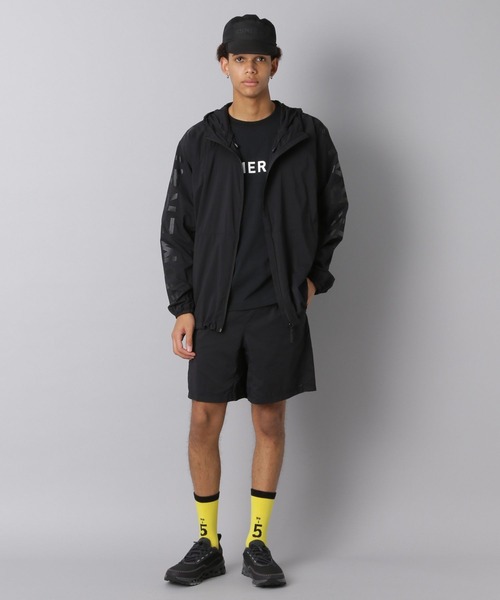 NUMERALS(ヌメラルズ)の「【NUMERALS】ウインドブレーカー2(ナイロンジャケット・メンズ・カーキ/ブラック・MEDIUM/LARGE/SMALL)」の3枚目の写真