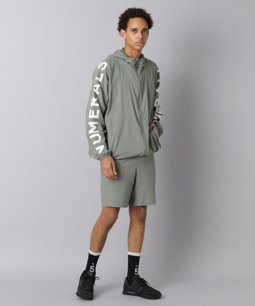 NUMERALS(ヌメラルズ)の「【NUMERALS】ウインドブレーカー2(ナイロンジャケット・メンズ・カーキ/ブラック・MEDIUM/LARGE/SMALL)」の8枚目の写真