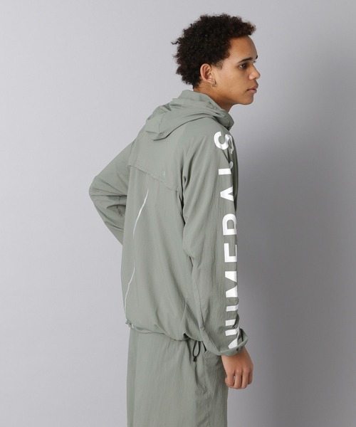 NUMERALS(ヌメラルズ)の「【NUMERALS】ウインドブレーカー2(ナイロンジャケット・メンズ・カーキ/ブラック・MEDIUM/LARGE/SMALL)」の10枚目の写真
