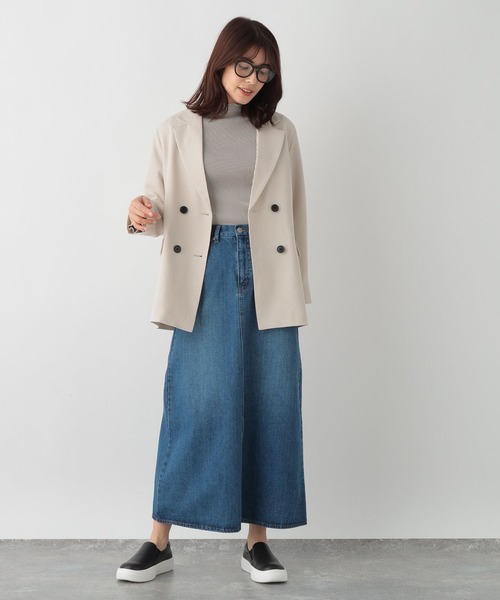 FOUND GOOD（ファウンドグッド）の「イージーケアテーラードJK（テーラードジャケット・レディース・ベージュ/アイボリー・S/M/L）」の6枚目の写真