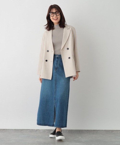 FOUND GOOD（ファウンドグッド）の「イージーケアテーラードJK（テーラードジャケット・レディース・ベージュ/アイボリー・S/M/L）」の7枚目の写真