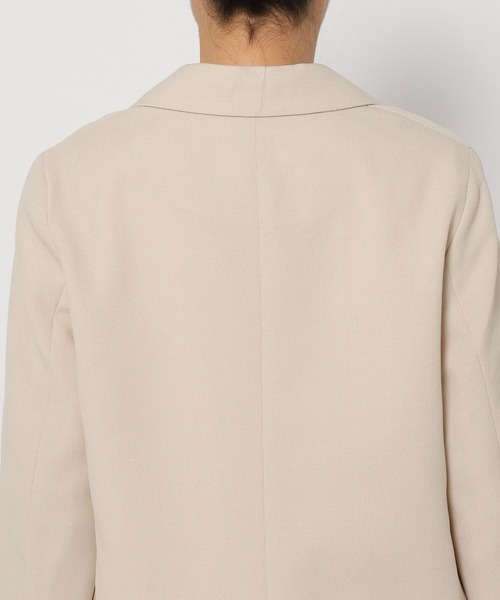 FOUND GOOD（ファウンドグッド）の「イージーケアテーラードJK（テーラードジャケット・レディース・ベージュ/アイボリー・S/M/L）」の14枚目の写真