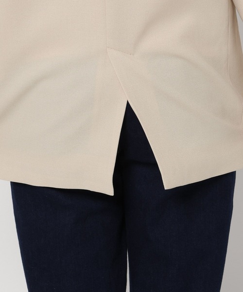 FOUND GOOD（ファウンドグッド）の「イージーケアテーラードJK（テーラードジャケット・レディース・ベージュ/アイボリー・S/M/L）」の15枚目の写真