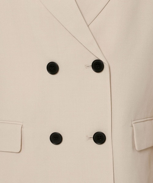 FOUND GOOD（ファウンドグッド）の「イージーケアテーラードJK（テーラードジャケット・レディース・ベージュ/アイボリー・S/M/L）」の16枚目の写真