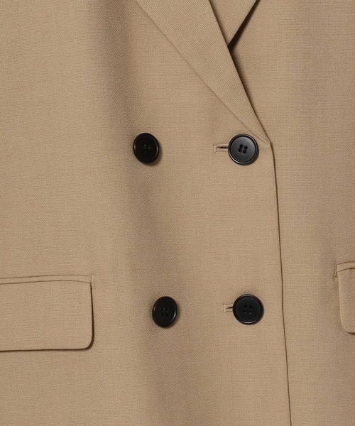 FOUND GOOD（ファウンドグッド）の「イージーケアテーラードJK（テーラードジャケット・レディース・ベージュ/アイボリー・S/M/L）」の17枚目の写真