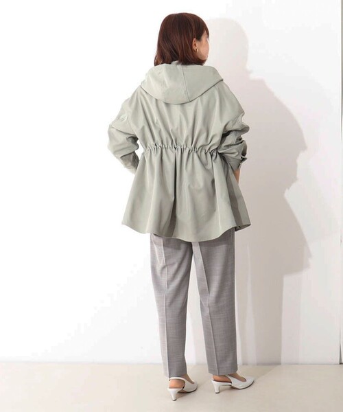 MICO COULIER（ミコクリエ）の「クリアツイル マウンテンパーカー（ブルゾン・レディース・オリーブ/キナリ/ベージュ・38）」の9枚目の写真