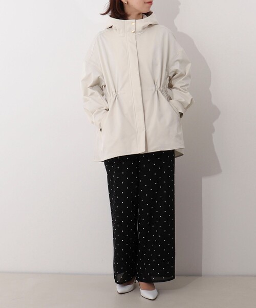 MICO COULIER（ミコクリエ）の「クリアツイル マウンテンパーカー（ブルゾン・レディース・オリーブ/キナリ/ベージュ・38）」の10枚目の写真