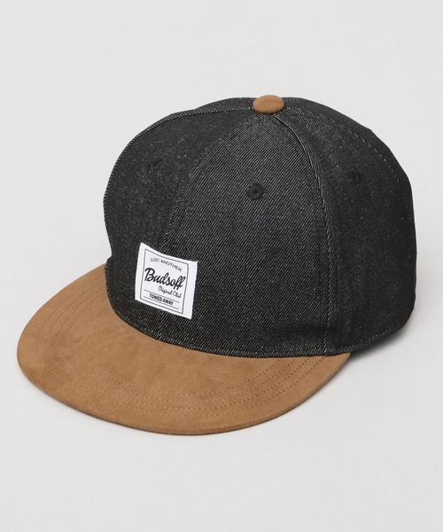 A.M.S.（エーエムエス）の「フェイクスエードつば デニム 平つば ベースボールキャップ（キャップ・メンズ・ブラック/ネイビー・FREE）」の21枚目の写真