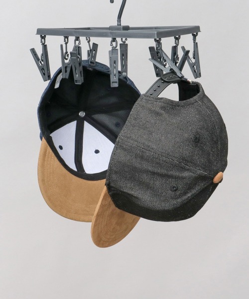 A.M.S.（エーエムエス）の「フェイクスエードつば デニム 平つば ベースボールキャップ（キャップ・メンズ・ブラック/ネイビー・FREE）」の13枚目の写真