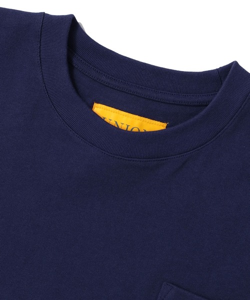 UNION（UNION TOKYO）（ユニオン）の「UNION TOKYO UNION FRONTMAN POCHE S/S TEE  ユニオントーキョー ポケットTシャツ ヘビーウェイト【日本限定】（Tシャツ/カットソー・メンズ・ブラック/ホワイト/ネイビー・MEDIUM/SMALL/X-LARGE/LARGE）」の11枚目の写真