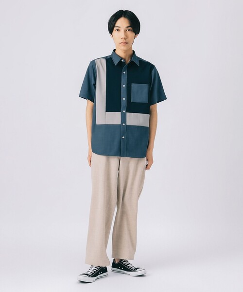 BEAMS HEART（ビームスハート）の「アンクル メランジ ワイドイージー パンツ 【吸水速乾】（その他パンツ・メンズ・ネイビー/ベージュ/ベージュ系その他・SMALL/MEDIUM/LARGE）」の10枚目の写真