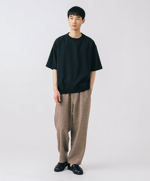 BEAMS HEART（ビームスハート）の「アンクル メランジ ワイドイージー パンツ 【吸水速乾】（その他パンツ・メンズ・ネイビー/ベージュ/ベージュ系その他・SMALL/MEDIUM/LARGE）」の14枚目の写真