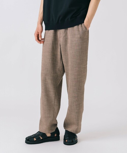 BEAMS HEART（ビームスハート）の「アンクル メランジ ワイドイージー パンツ 【吸水速乾】（その他パンツ・メンズ・ネイビー/ベージュ/ベージュ系その他・SMALL/MEDIUM/LARGE）」の16枚目の写真