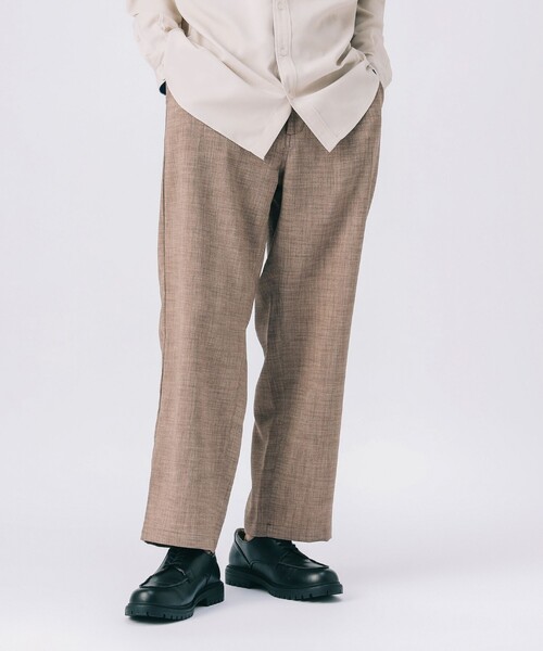 BEAMS HEART（ビームスハート）の「アンクル メランジ ワイドイージー パンツ 【吸水速乾】（その他パンツ・メンズ・ネイビー/ベージュ/ベージュ系その他・SMALL/MEDIUM/LARGE）」の21枚目の写真